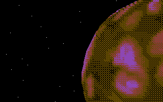 Screenshot from One million lightyears from earth by Fairlight